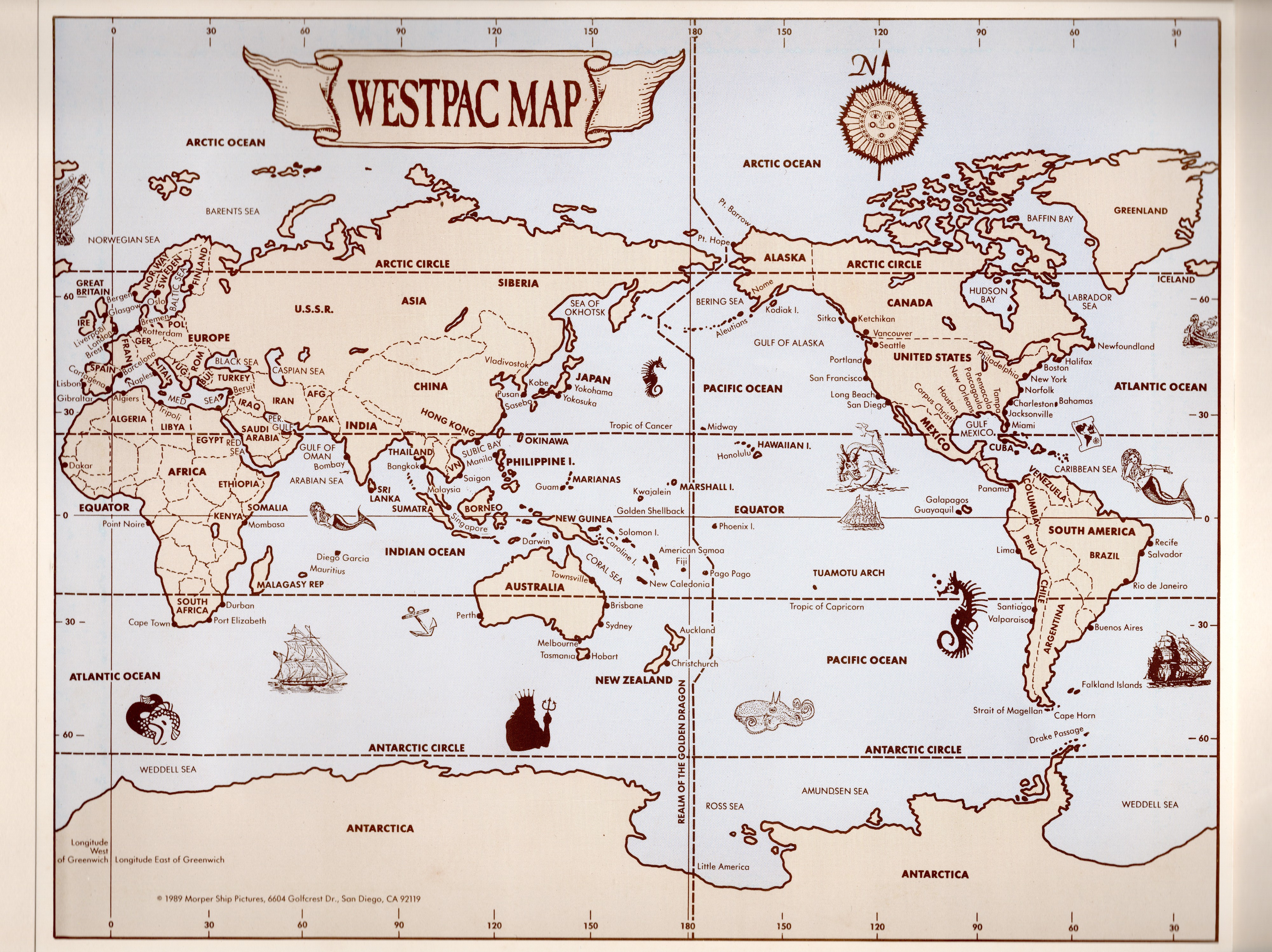 The illustrated WESTPAC map preserved in the SPRUCAN collection